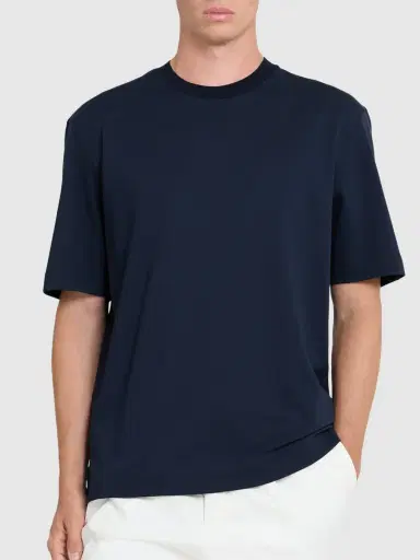 ZEGNA Cotton & Silk T-shirt | Thumbnail 3