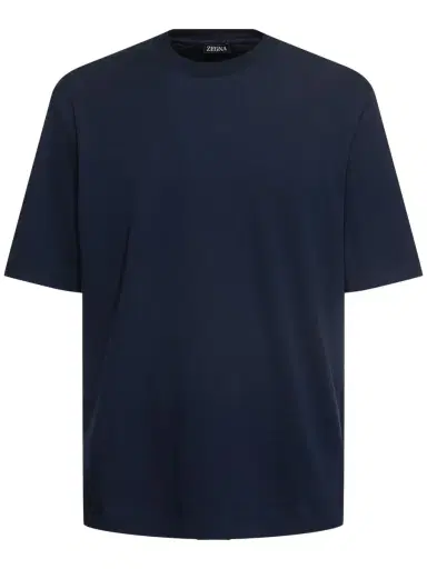 ZEGNA Cotton & Silk T-shirt | Thumbnail 1
