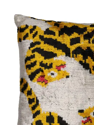 LES OTTOMANS Cotton & Silk Velvet Cushion | Thumbnail 2