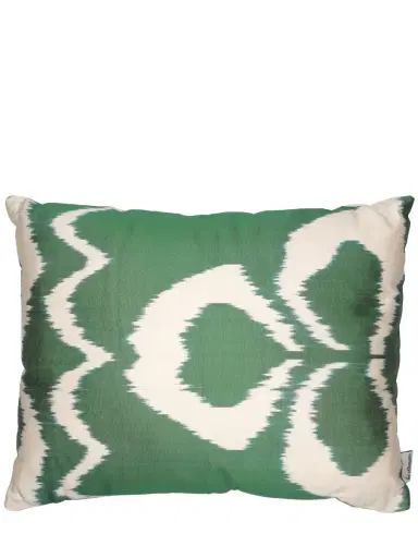 LES OTTOMANS Silk & Cotton Cushion | Thumbnail 1