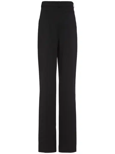 SPORTMAX Hello Pleated Viscose Wide Pants | Thumbnail 4