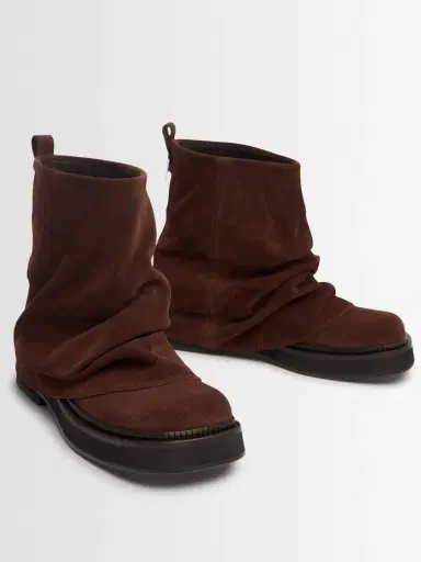 THE ATTICO 30mm Mini Robin Suede Combat Boots | Thumbnail 3