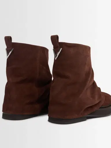 THE ATTICO 30mm Mini Robin Suede Combat Boots | Thumbnail 4