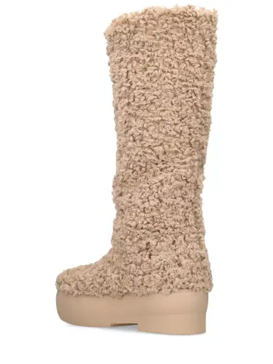 GIA BORGHINI 50mm Faux Shearling Snow Boots | Thumbnail 4