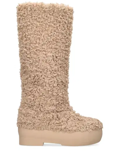 GIA BORGHINI 50mm Faux Shearling Snow Boots | Thumbnail 1