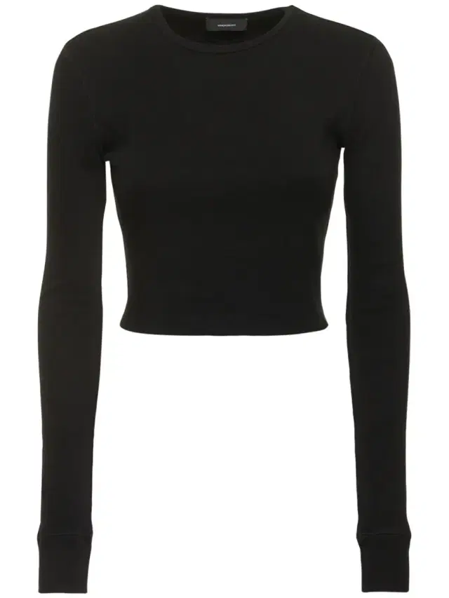 Hb Long Sleeve Stretch Cotton T-shirt