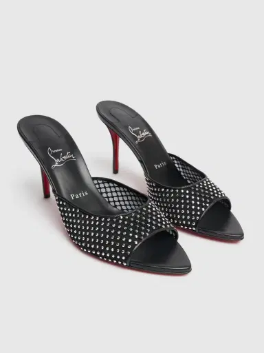 CHRISTIAN LOUBOUTIN 80mm Apostropha Mesh Mules | Thumbnail 3