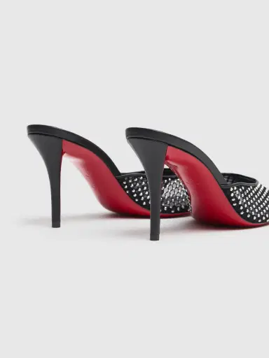 CHRISTIAN LOUBOUTIN 80mm Apostropha Mesh Mules | Thumbnail 5
