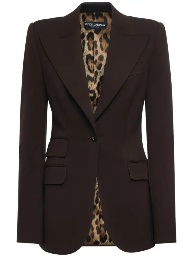 Single Breast Jersey Jacket