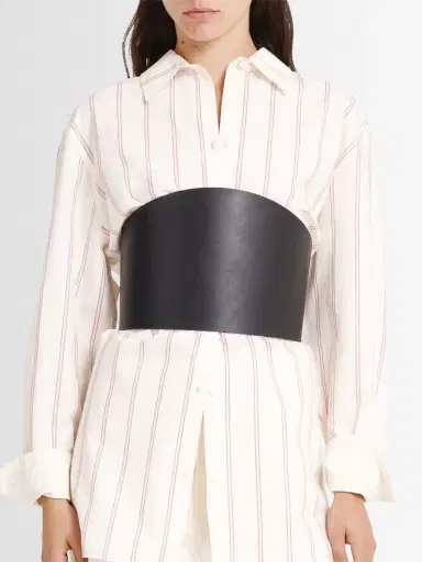 DÉHANCHE Undone Corset Buckled Leather Belt | Thumbnail 2