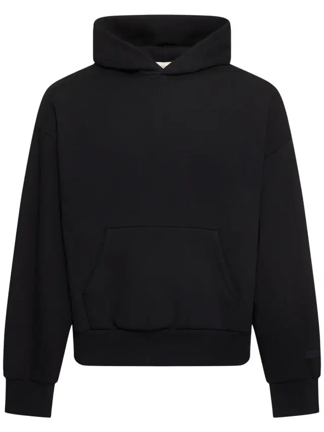 Classic Fit Logo Cotton Blend Hoodie
