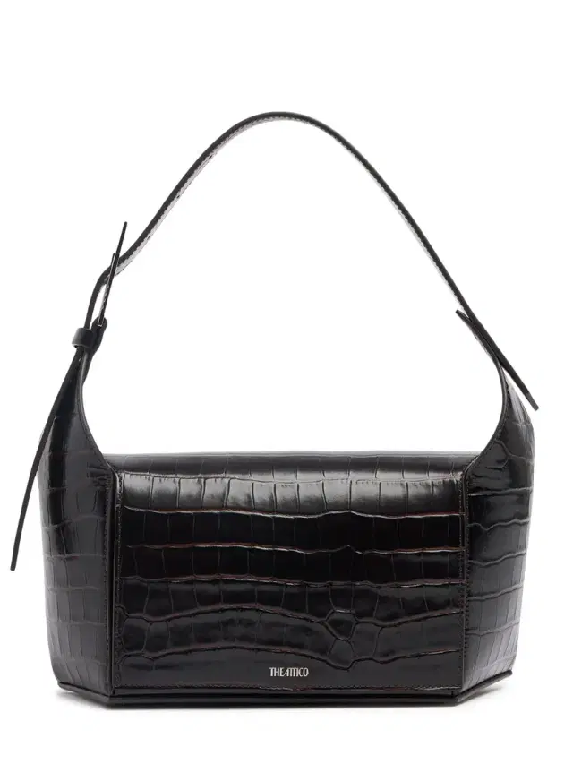 7/7 Embossed Leather Shoulder Bag