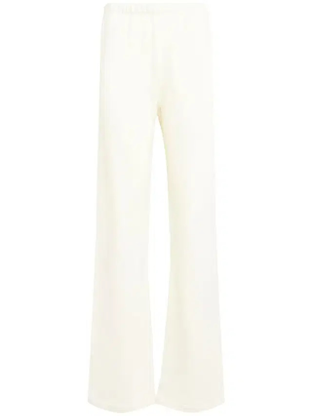 Straight Leg Cotton Blend Sweatpants