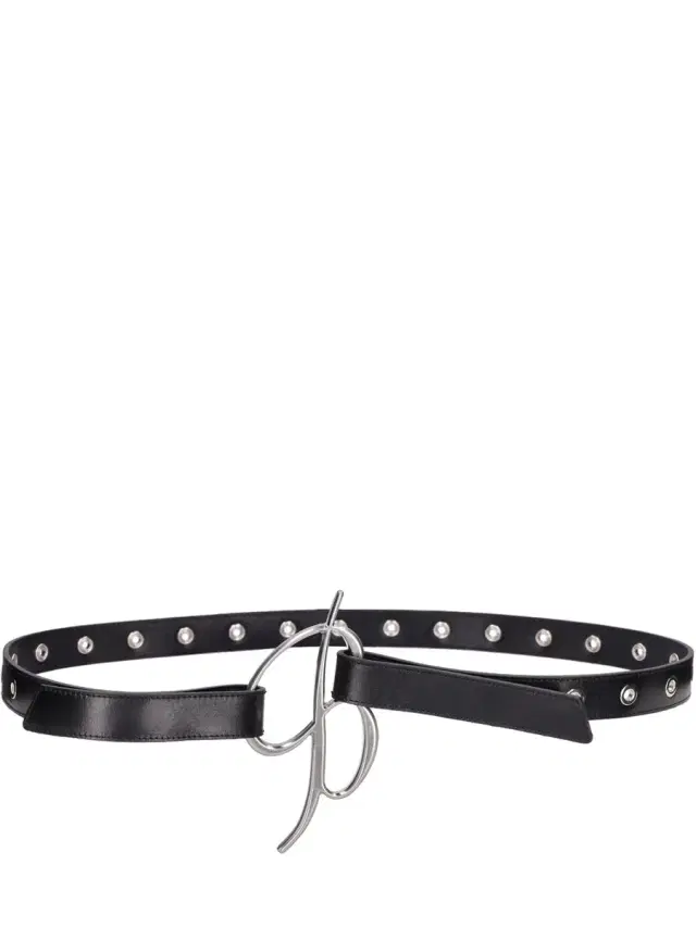Logo Leather Belt