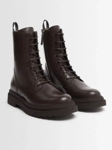 BRUNELLO CUCINELLI Leather Ankle Boots | Thumbnail 3