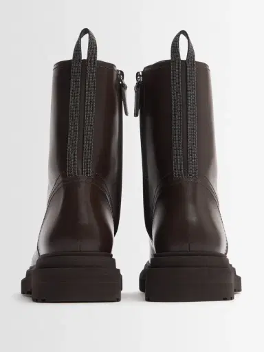 BRUNELLO CUCINELLI Leather Ankle Boots | Thumbnail 4