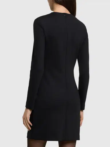 MAX MARA Bartolo Neoprene Long Sleeve Dress | Thumbnail 3