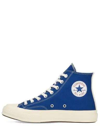 COMME DES GARÇONS PLAY 20mm Play Converse Cotton High Sneakers | Thumbnail 3