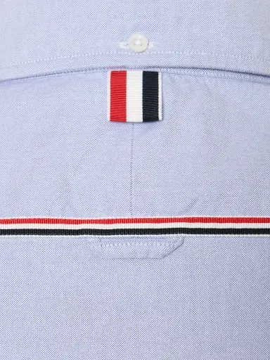 THOM BROWNE Straight Fit Cotton Oxford Shirt | Thumbnail 5
