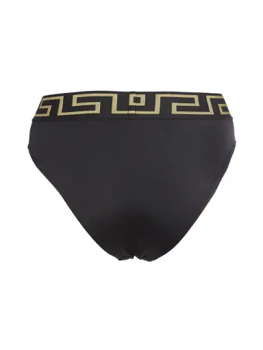 VERSACE Triangle Bikini Bottoms W/ Greek Motif | Thumbnail 3