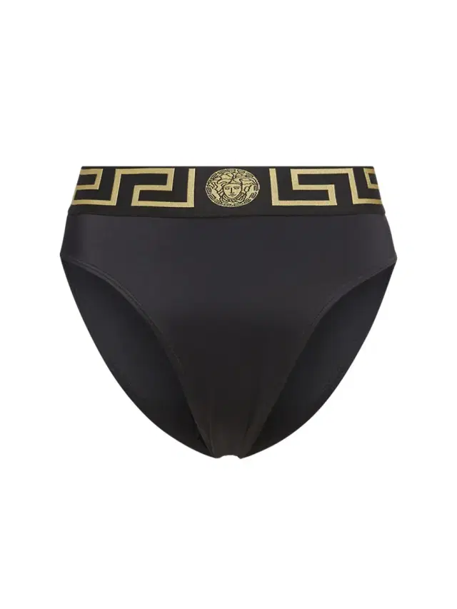 Triangle Bikini Bottoms W/ Greek Motif