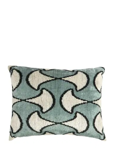 LES OTTOMANS Cotton Velvet Cushion | Thumbnail 1