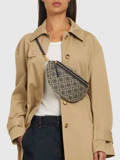 TORY BURCH T Monogram Canvas Belt Bag | Thumbnail 2 TORY BURCH T Monogram Canvas Belt Bag | Thumbnail 2
