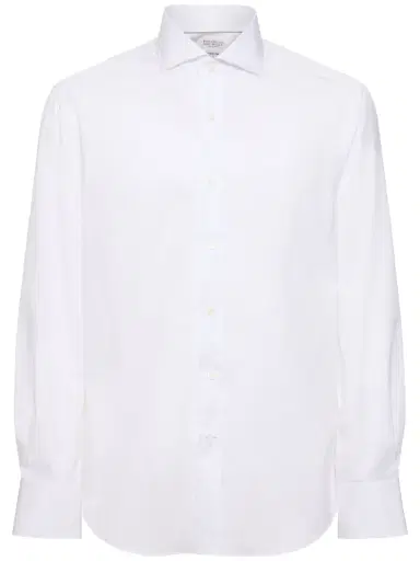 BRUNELLO CUCINELLI Cotton Twill Shirt | Thumbnail 1