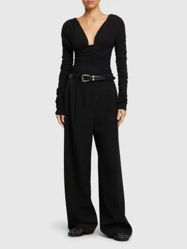 INTERIOR The Vera Cotton Poplin Top | Thumbnail 2