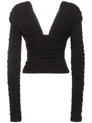INTERIOR The Vera Cotton Poplin Top | Thumbnail 5