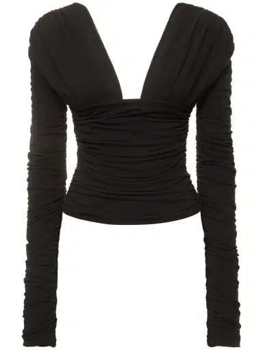 INTERIOR The Vera Cotton Poplin Top | Thumbnail 1