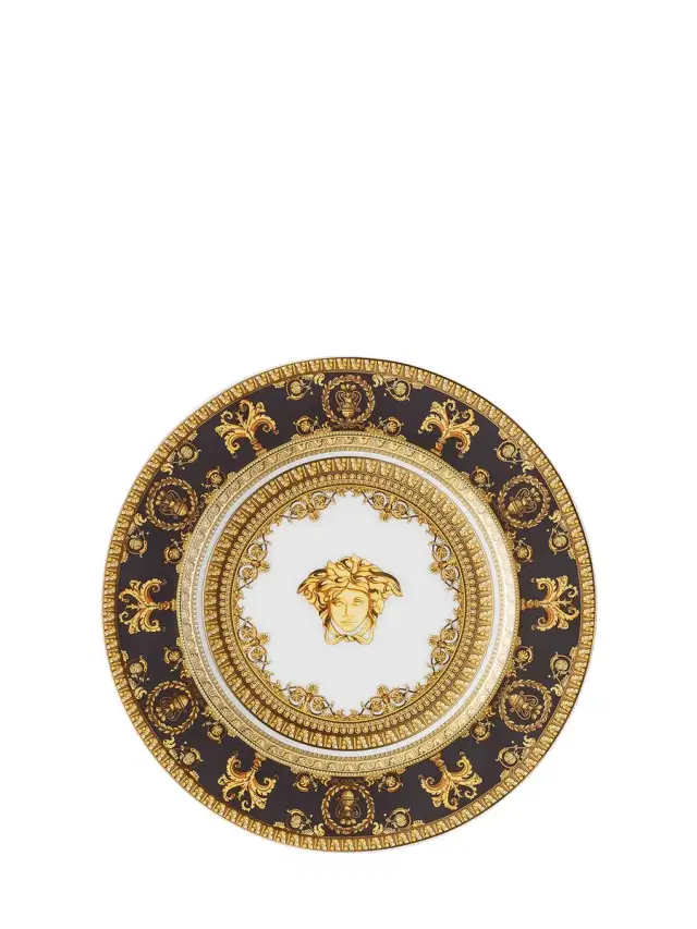 I Love Baroque Porcelain Bread Plate