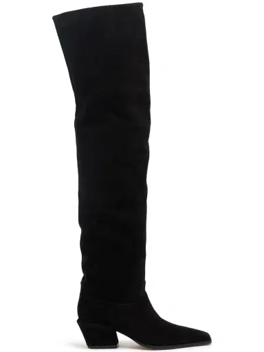PARIS TEXAS 50mm Bettina Suede Over-the-knee Boots | Thumbnail 1