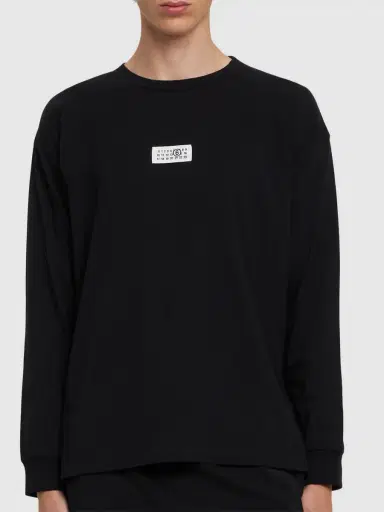 MM6 MAISON MARGIELA Long Sleeve Logo T-shirt | Thumbnail 3
