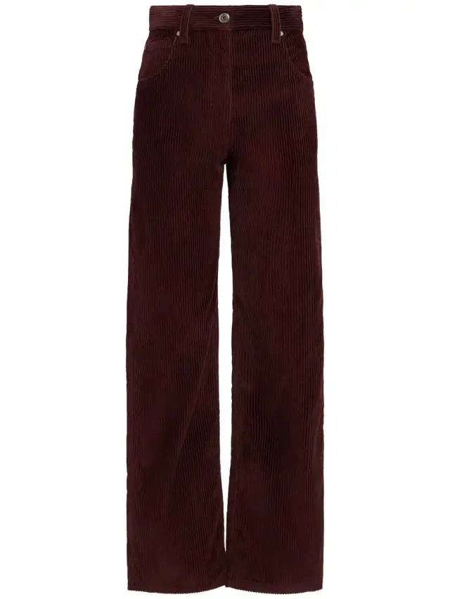 Corduroy Straight Pants