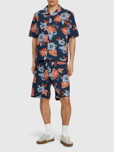 MAISON KITSUNÉ Resort Printed Cotton Shirt | Thumbnail 2
