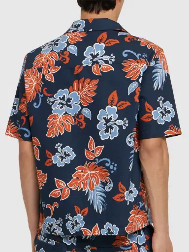 MAISON KITSUNÉ Resort Printed Cotton Shirt | Thumbnail 3