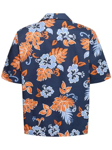 MAISON KITSUNÉ Resort Printed Cotton Shirt | Thumbnail 5