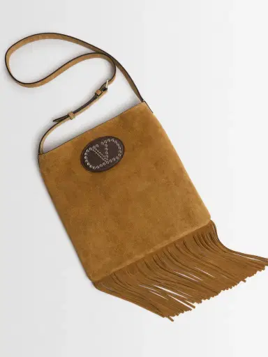 VALENTINO GARAVANI Vlogo Suede Crossbody Bag | Thumbnail 4