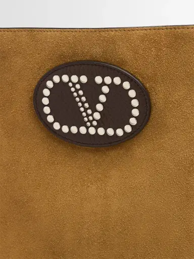 VALENTINO GARAVANI Vlogo Suede Crossbody Bag | Thumbnail 5