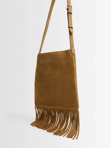 VALENTINO GARAVANI Vlogo Suede Crossbody Bag | Thumbnail 6