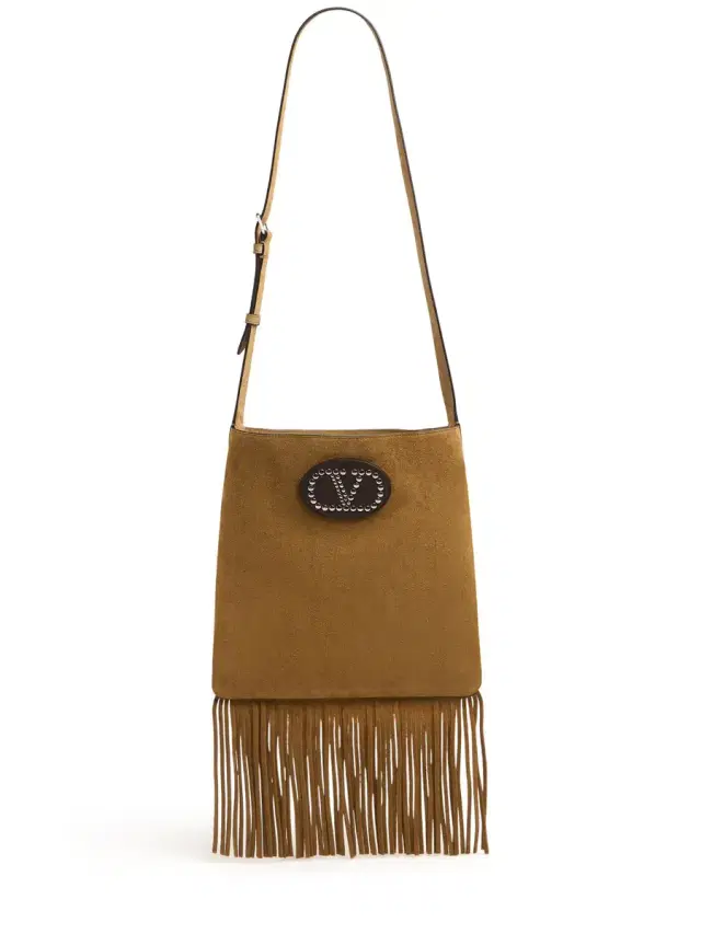 Vlogo Suede Crossbody Bag Vlogo Suede Crossbody Bag