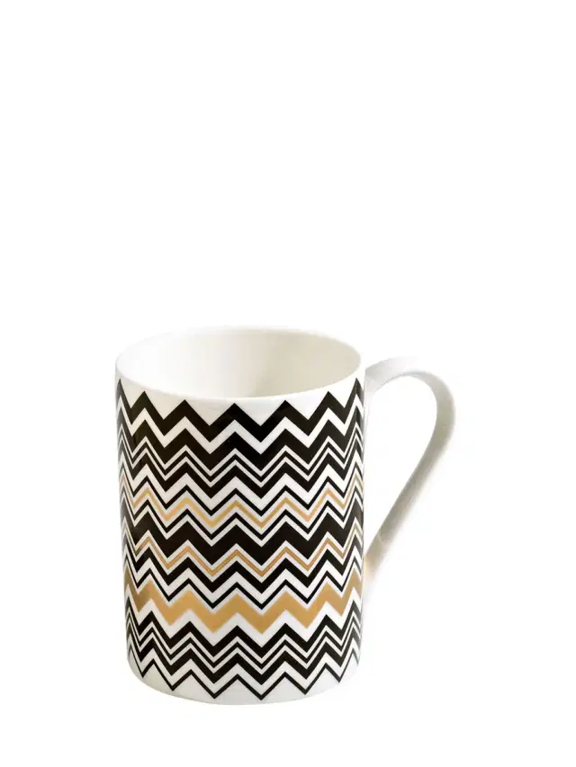 Zig Zag Gold Mug