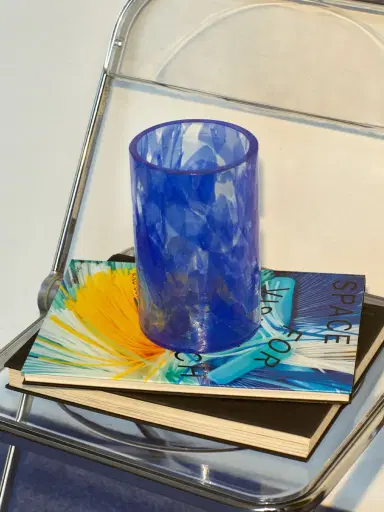 STORIES OF ITALY Watercolor Lapis Tall Vase | Thumbnail 2 STORIES OF ITALY Watercolor Lapis Tall Vase | Thumbnail 2