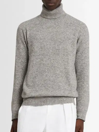 BRUNELLO CUCINELLI Alpaca Blend Knit Turtleneck Sweater | Thumbnail 3