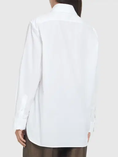 THE ROW Sisilia Cotton Poplin Shirt | Thumbnail 3