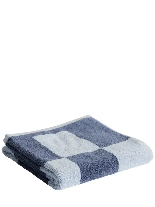 Check Organic Cotton Hand Towel