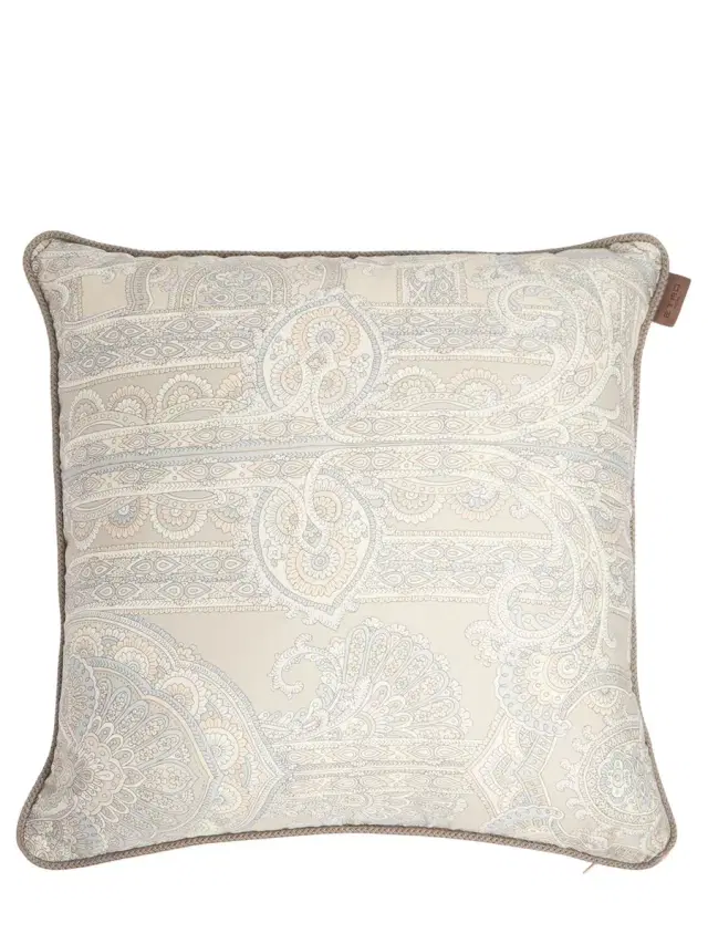 Chain Embroidered Cushion