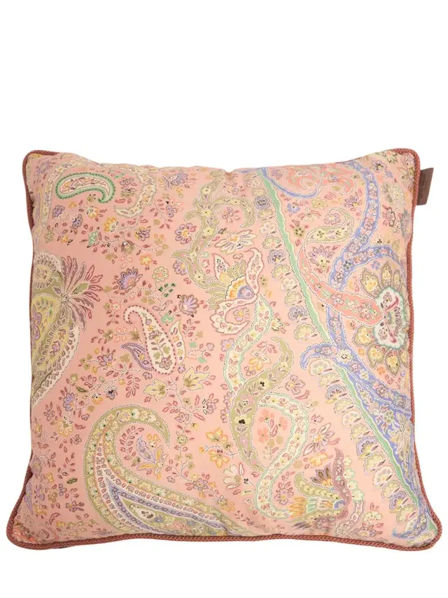 Maranta Embroidered Cushion