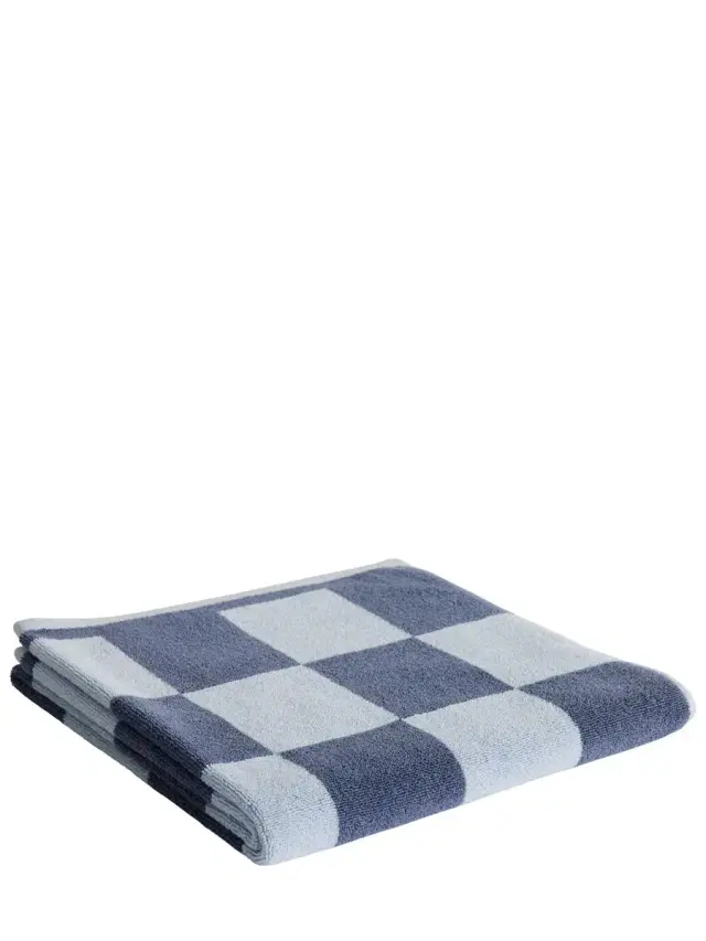 Check Organic Cotton Bath Towel